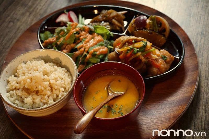 món ăn chay ở Tokyo